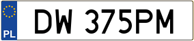 Truck License Plate